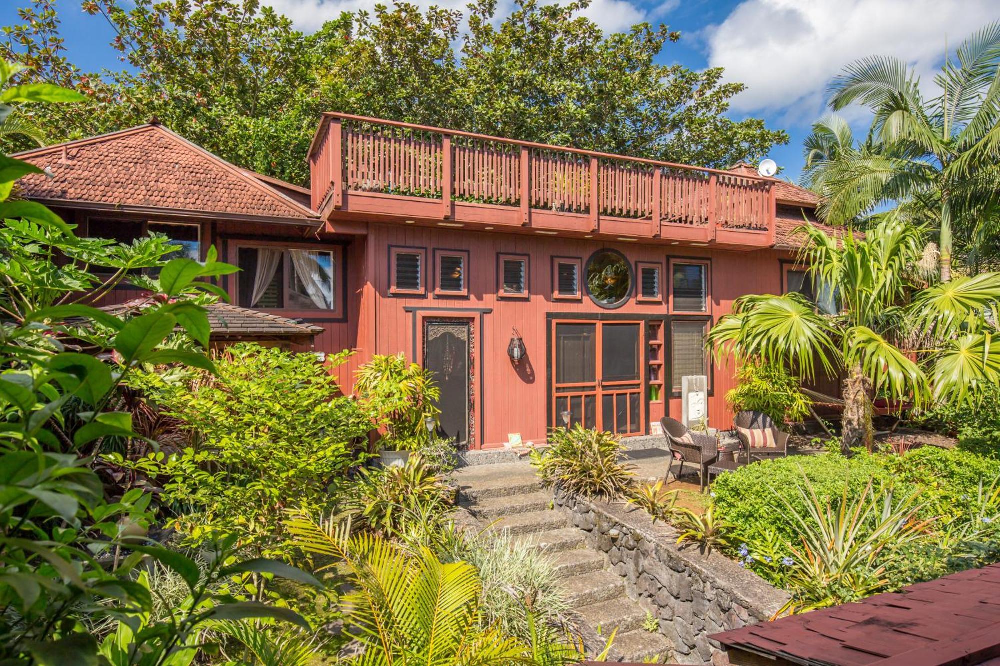 The Bali House And Cottage At Kehena Beach Hawaii Szoba fotó